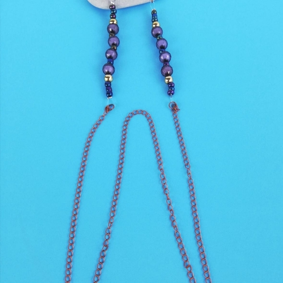 Sunglasses &  Cord Neck Strap Metal Glasses Strap Hold - Picture 2 of 5